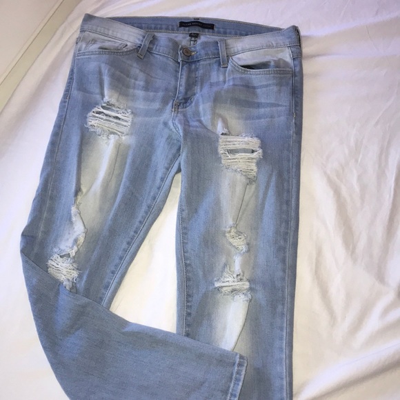 Flying Monkey Denim - light wash distressed jeans Flying Monkey Denim - light wash distressed jeans